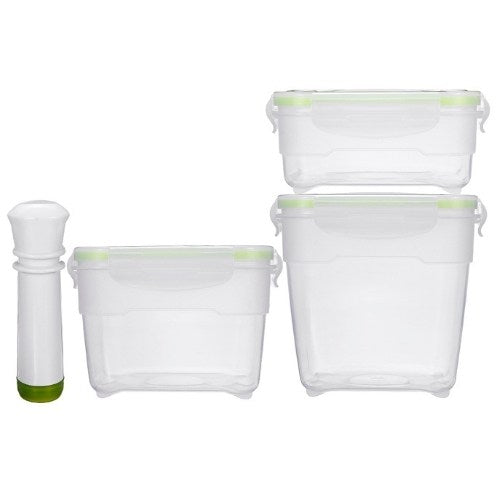 Vakuum opbevaringsboks med pumpe