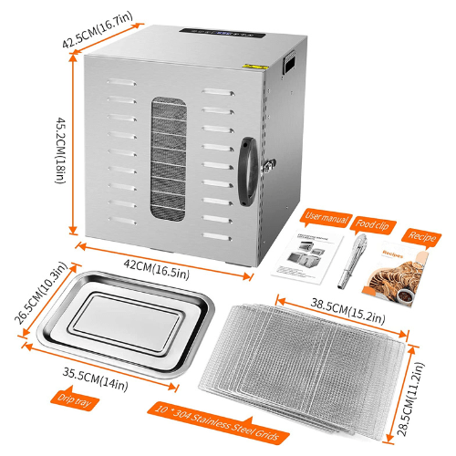 Dehydrator i rustfrit stål
