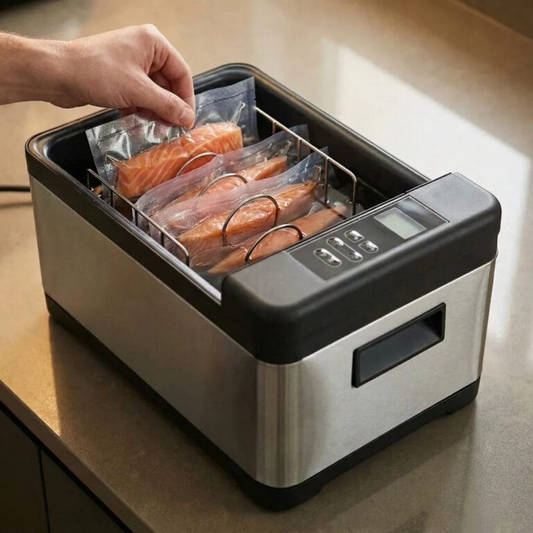 Kompakt sous-vide-vandbad (800 W / 8,5 liter)