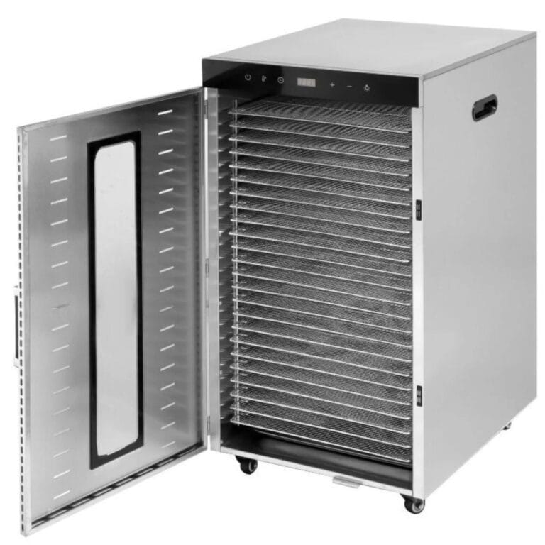 Professionel fødevaredehydrator – 24 bakker (2000W / 30 til 90°C)