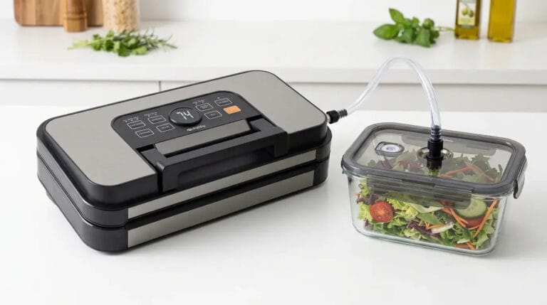 Kan du vakuumpakke salat? Ja, men især i en stiv kasse